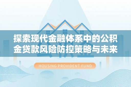 隆林探索现代金融体系中的公积金贷款风险防控策略与未来发展趋势