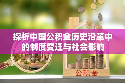 隆林探析中国公积金历史沿革中的制度变迁与社会影响